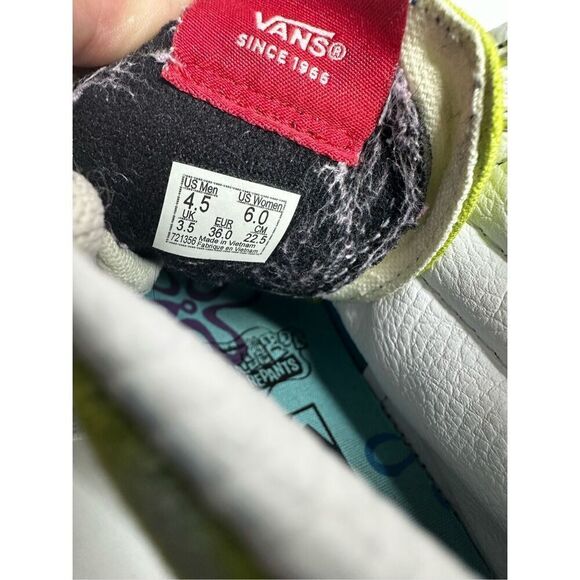 VANS SpongeBob SquarePants x Sk8-Hi Imaginaaation Shoes Sneakers Men Size 4,5 - Picture 12 of 13